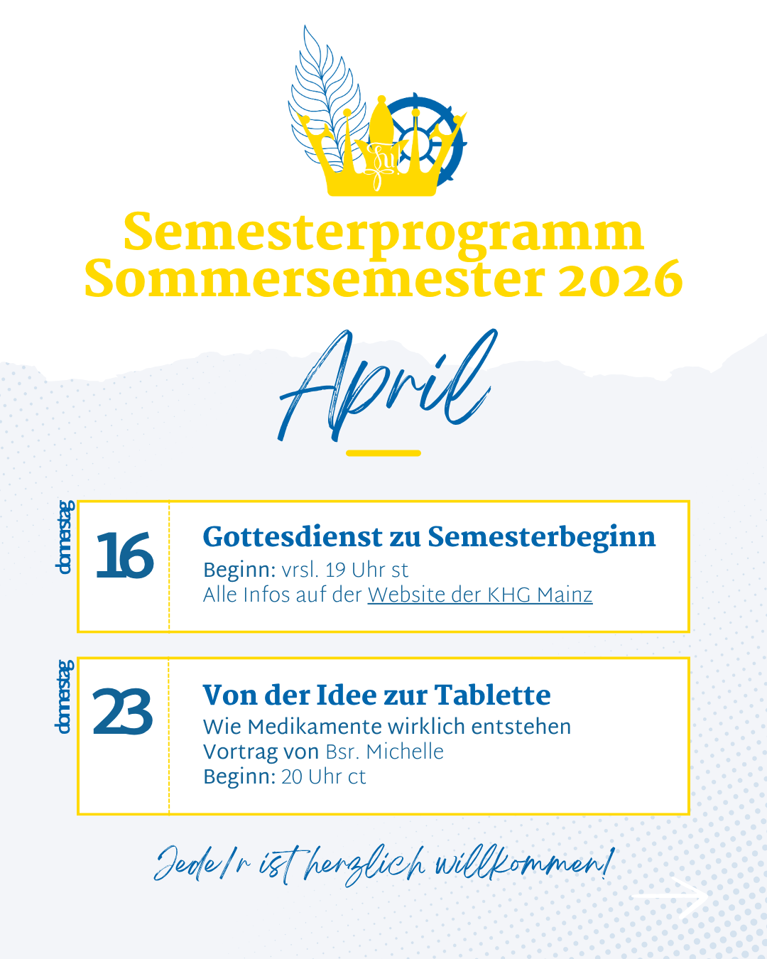 Linkbild zum Semesterprogramm 2026